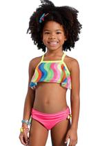 Biquíni Top Rendinha Colors Infantil Banana Sungas Biquíni Top Rendinha Colors Infantil Banana Sungas