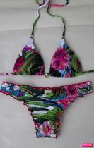 Biquini Top Style e Calça Wendy Fluity Digital Ripple Enseada