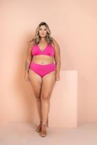 Biquíni Top Triângulo Pink Plus Size - Domenica Solazzo