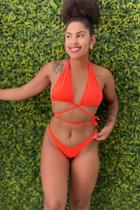 Biquini transpassado com bojo - p ao gg