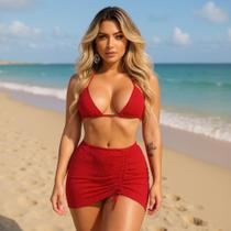 Biquíni Triquini Moda Praia Verão Moda Feminina Diversas Cores Biquíni Triquini Moda Praia Verão Moda Feminina Diversas Cores