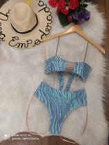 Biquíni tule sem manga, sem bojo calcinha cintura alta Biquíni tule sem manga, sem bojo calcinha cintura alta