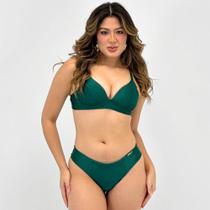 Biquíni Uai Brasil Canelado Alça com Bojo Tanga Feminino Biquíni Uai Brasil Canelado Alça com Bojo Tanga Feminino