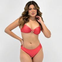 Biquíni Uai Brasil Canelado Alça Tanga Feminino