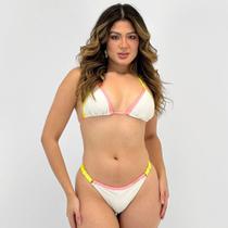Biquíni Uai Brasil Cortininha com Bojo String Feminino