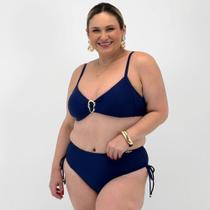 Biquíni Uai Brasil Midsize Tanga Canelado com Bojo Feminino