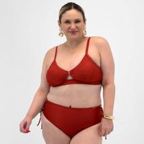 Biquíni Uai Brasil Midsize Tanga com Bojo Feminino