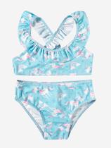 Biquini Unicórnio Top e Calcinha Infantil Uv 50+ Tip Top -