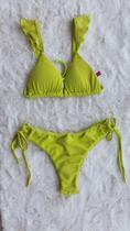 Biquíni Verde Claro Texturizado TAM P Missunshine