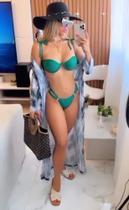 Biquini verde com arco