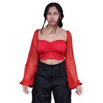 Biquíni Vermelho Cropped Cigainha Segunda pele Térmica