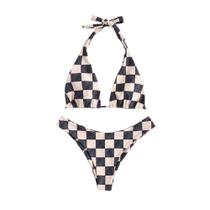 Biquíni ZAFUL Triangle de 2 peças de corte alto para mulheres