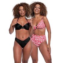 Biquínis Feminino Kit Liso e Estampado Moderno Bojo Praia