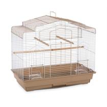 Bird Cage Prevue Pet Products SP50051 Barn Style marrom/branco Bird Cage Prevue Pet Products SP50051 Barn Style marrom/branco