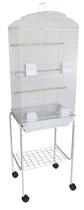 Bird Cage YML 6804 3/8" com espaçamento de barras pequeno branco 46x36 cm