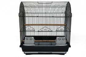 Bird Cage YML A1784 Tampo de celeiro com comedouros e poleiros Bird Cage YML A1784 Tampo de celeiro com comedouros e poleiros