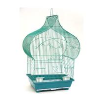 Bird Cage YML Taj Mahal Top Shape com bandeja removível verde Bird Cage YML Taj Mahal Top Shape com bandeja removível verde