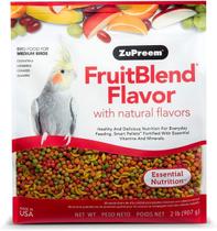 Bird Food ZuPreem FruitBlend Flavor para pássaros médios de 1 kg