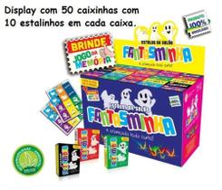 Biribinha Estalinhos Traque 50x10 (500 Unid.) + Brinde - Fantasminha