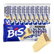Bis Chocolate Branco Lacta Kit 10 Caixas com 16 unidades