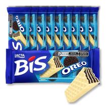 Bis Oreo Chocolate Lacta Kit 10 Caixas com 16 unidades