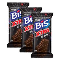 Bis Xtra Black Lacta Kit 3 Unidades De 45G