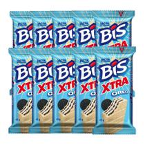 Bis Xtra Oreo Lacta Kit com 10 unidades de 45g