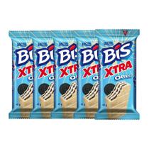 Bis Xtra Oreo Lacta Kit Com 5 Unidades De 45G