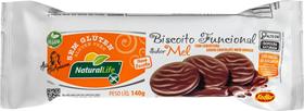 BISC FUNCIONAL MEL COM CHOCOLATE S/GLUTEN ZERO AÇUCAR KODILAR 12x140g BISC FUNCIONAL MEL COM CHOCOLATE S/GLUTEN ZERO AÇUCAR KODILAR 12x140g