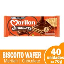 Bisc.marilan wafer chocolate 40x70g