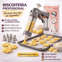 Biscoiteira Caseira Modelador De Biscoito Amanteigado Confeitaria Bico Máquina de Fazer Bolacha
