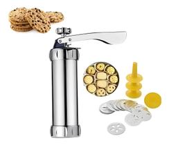 Biscoiteira Máquina Biscoitos bolacha Cookies Artesanais 20 Formas