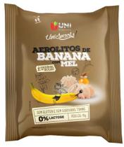 Biscoito aerolitos banana c/ mel uni sachê 15g c/ 10 unidades