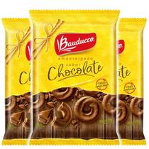 Biscoito Amanteigado Bauducco Chocolate 3 x 375 gr