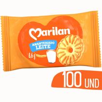 Biscoito Amanteigado Leite Marilan Sache 8g - 100 unid Biscoito Amanteigado Leite Marilan Sache 8g - 100 unid