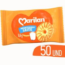 Biscoito Amanteigado Leite Marilan Sache 8g - 50 unid Biscoito Amanteigado Leite Marilan Sache 8g - 50 unid