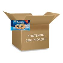 Biscoito Amanteigado Leite sachet individual Renata 9g contendo 280 unidades