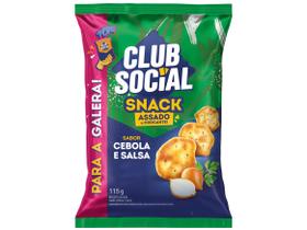 Biscoito Assado Cebola e Salsa Snack Club Social 115g