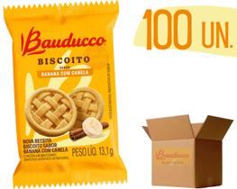 Biscoito Bauducco 11,8g Sabor Banana Com Canela - 100 unidades