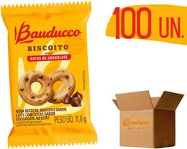 Biscoito Bauducco 11,8g Sabor Gotas de Chocolate - 100 unidades