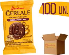 Biscoito Bauducco Cereale Sabor Cacau, Aveia E Mel - 100 Und