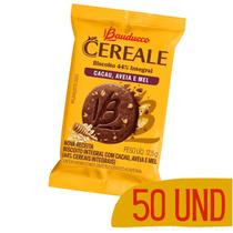Biscoito Bauducco Cereale Sabor Cacau, Aveia E Mel - 50 Und