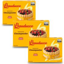Biscoito Bauducco Champanhe Kit 3 Pacotes de 150g Biscoito Bauducco Champanhe Kit 3 Pacotes de 150g
