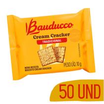 Biscoito Bauducco Cream Cracker Tradicional 10g - 50 Un
