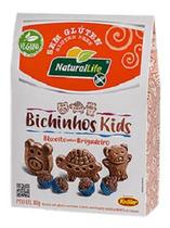 Biscoito Bichinho Kids sabor Brigadeiro Natural Life 80g - Sem Glúten, Sem Leite e Vegano