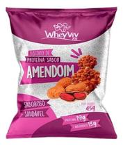 Biscoito Bolacha Amendoim Com Whey Protein Wheyviv Fit 45g