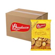 Biscoito Bolacha Bauducco Banana com Canela 24 pacotes 375g