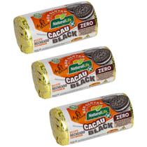 Biscoito Cacau Black Recheio de Baunilha Zero Açúcar S/ Glúten Vegano Kodilar 90g - Kit com 3 Uni