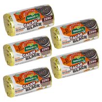 Biscoito Cacau Black Recheio de Baunilha Zero Açúcar S/ Glúten Vegano Kodilar 90g - Kit com 5 Uni