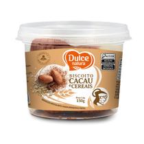 Biscoito cacau e cereais Dulce Natura 150g Kit com 12 und Biscoito cacau e cereais Dulce Natura 150g Kit com 12 und